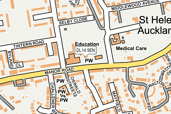 DL14 9EN map - OS OpenMap – Local (Ordnance Survey) DL14 9EN map - OS OpenMap – Local (Ordnance Survey)