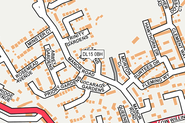 DL15 0BH map - OS OpenMap – Local (Ordnance Survey) DL15 0BH map - OS OpenMap – Local (Ordnance Survey)