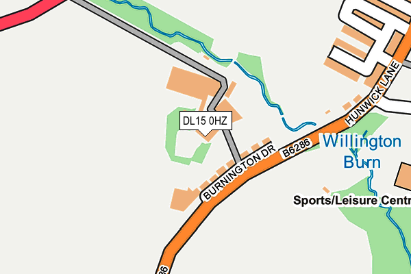 DL15 0HZ map - OS OpenMap – Local (Ordnance Survey) DL15 0HZ map - OS OpenMap – Local (Ordnance Survey)