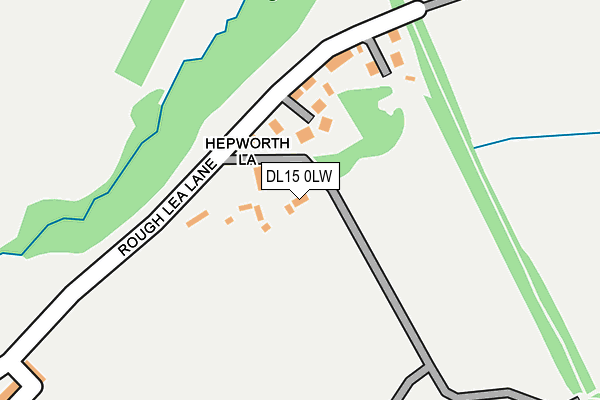DL15 0LW map - OS OpenMap – Local (Ordnance Survey) DL15 0LW map - OS OpenMap – Local (Ordnance Survey)