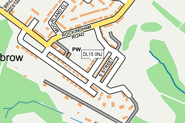 DL15 0NJ map - OS OpenMap – Local (Ordnance Survey) DL15 0NJ map - OS OpenMap – Local (Ordnance Survey)