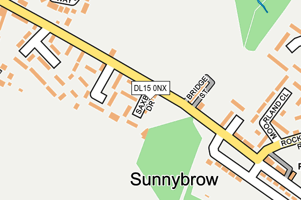 DL15 0NX map - OS OpenMap – Local (Ordnance Survey) DL15 0NX map - OS OpenMap – Local (Ordnance Survey)