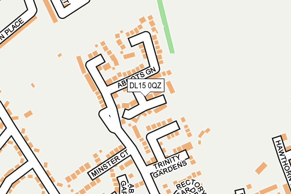 DL15 0QZ map - OS OpenMap – Local (Ordnance Survey) DL15 0QZ map - OS OpenMap – Local (Ordnance Survey)