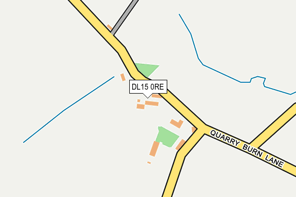 DL15 0RE map - OS OpenMap – Local (Ordnance Survey) DL15 0RE map - OS OpenMap – Local (Ordnance Survey)