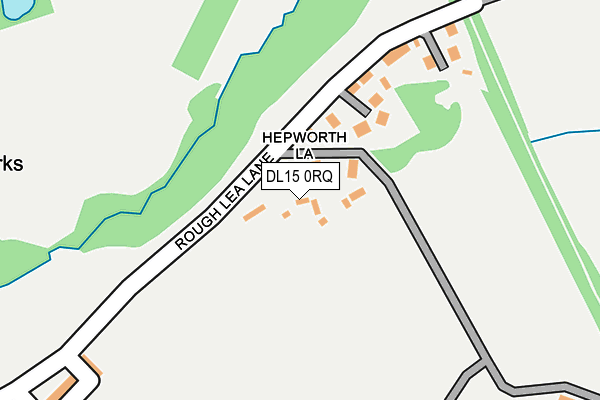 DL15 0RQ map - OS OpenMap – Local (Ordnance Survey) DL15 0RQ map - OS OpenMap – Local (Ordnance Survey)