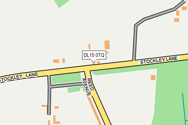DL15 0TQ map - OS OpenMap – Local (Ordnance Survey)