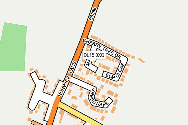 DL15 0XQ map - OS OpenMap – Local (Ordnance Survey) DL15 0XQ map - OS OpenMap – Local (Ordnance Survey)