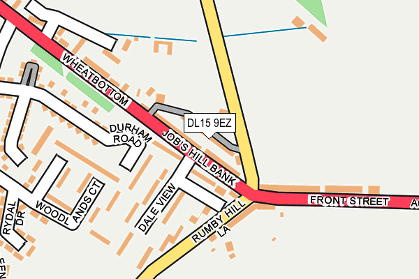 DL15 9EZ map - OS OpenMap – Local (Ordnance Survey) DL15 9EZ map - OS OpenMap – Local (Ordnance Survey)