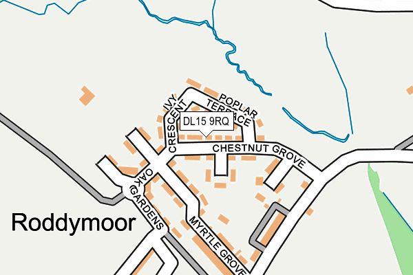 DL15 9RQ map - OS OpenMap – Local (Ordnance Survey) DL15 9RQ map - OS OpenMap – Local (Ordnance Survey)
