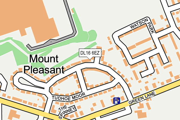 DL16 6EZ map - OS OpenMap – Local (Ordnance Survey) DL16 6EZ map - OS OpenMap – Local (Ordnance Survey)