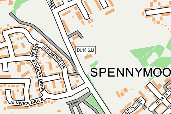 DL16 6JJ map - OS OpenMap – Local (Ordnance Survey) DL16 6JJ map - OS OpenMap – Local (Ordnance Survey)