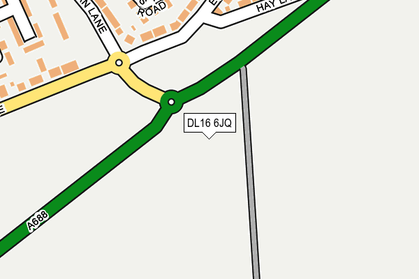 DL16 6JQ map - OS OpenMap – Local (Ordnance Survey) DL16 6JQ map - OS OpenMap – Local (Ordnance Survey)