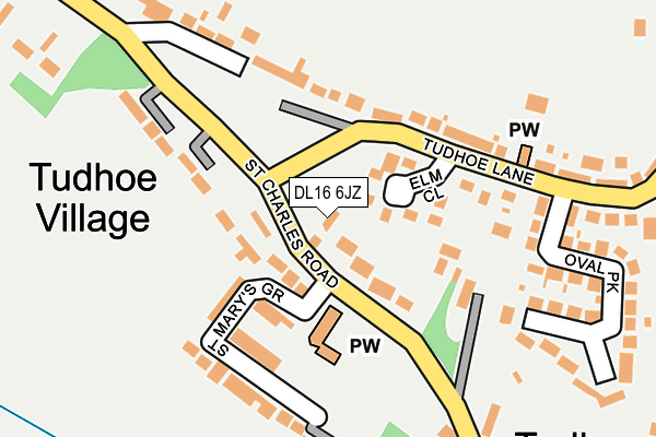 DL16 6JZ map - OS OpenMap – Local (Ordnance Survey) DL16 6JZ map - OS OpenMap – Local (Ordnance Survey)