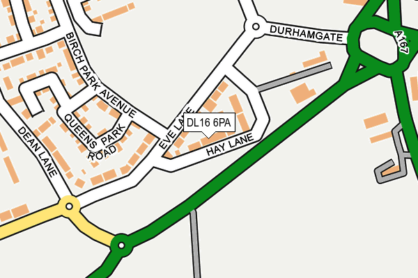 DL16 6PA map - OS OpenMap – Local (Ordnance Survey) DL16 6PA map - OS OpenMap – Local (Ordnance Survey)