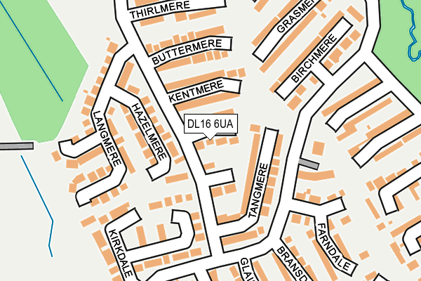 DL16 6UA map - OS OpenMap – Local (Ordnance Survey) DL16 6UA map - OS OpenMap – Local (Ordnance Survey)