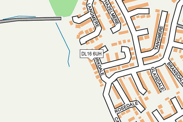 DL16 6UH map - OS OpenMap – Local (Ordnance Survey) DL16 6UH map - OS OpenMap – Local (Ordnance Survey)