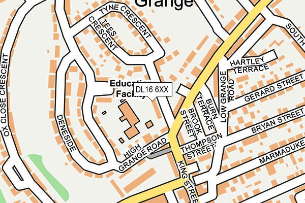 DL16 6XX map - OS OpenMap – Local (Ordnance Survey) DL16 6XX map - OS OpenMap – Local (Ordnance Survey)
