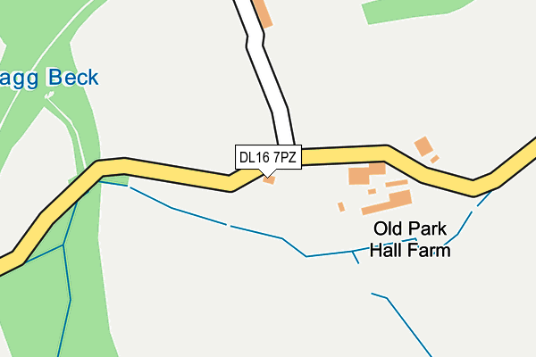 DL16 7PZ map - OS OpenMap – Local (Ordnance Survey) DL16 7PZ map - OS OpenMap – Local (Ordnance Survey)