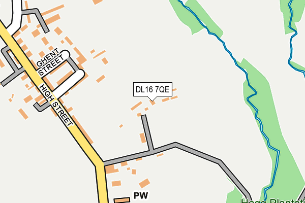 DL16 7QE map - OS OpenMap – Local (Ordnance Survey) DL16 7QE map - OS OpenMap – Local (Ordnance Survey)