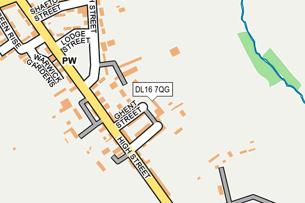 DL16 7QG map - OS OpenMap – Local (Ordnance Survey) DL16 7QG map - OS OpenMap – Local (Ordnance Survey)