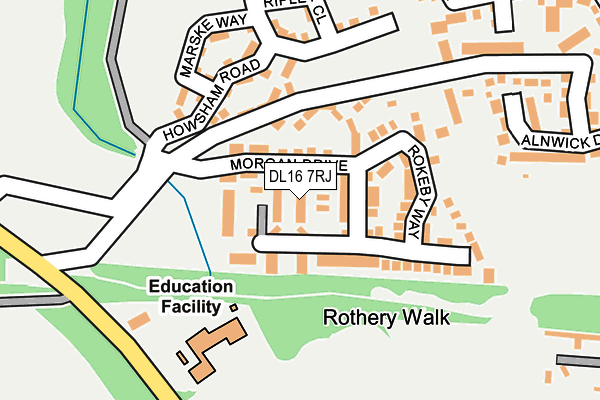 DL16 7RJ map - OS OpenMap – Local (Ordnance Survey) DL16 7RJ map - OS OpenMap – Local (Ordnance Survey)