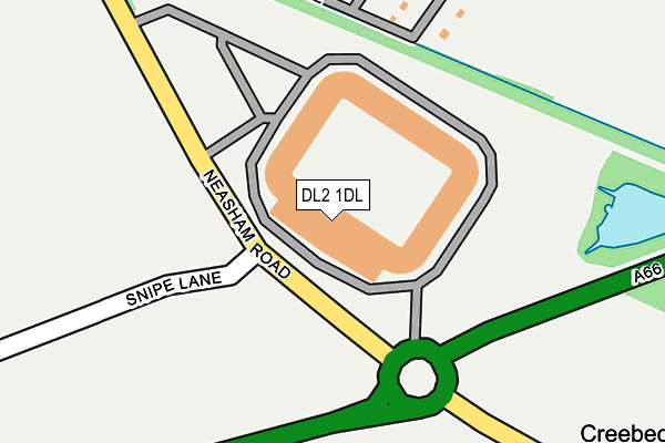 DL2 1DL map - OS OpenMap – Local (Ordnance Survey) DL2 1DL map - OS OpenMap – Local (Ordnance Survey)