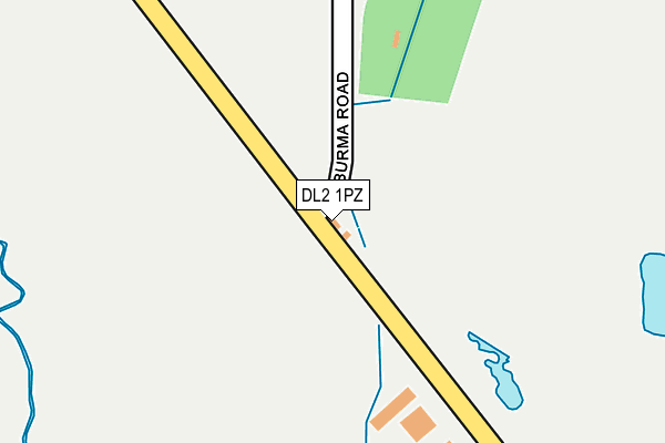 DL2 1PZ map - OS OpenMap – Local (Ordnance Survey) DL2 1PZ map - OS OpenMap – Local (Ordnance Survey)