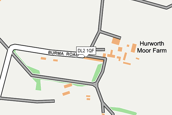 DL2 1QF map - OS OpenMap – Local (Ordnance Survey) DL2 1QF map - OS OpenMap – Local (Ordnance Survey)