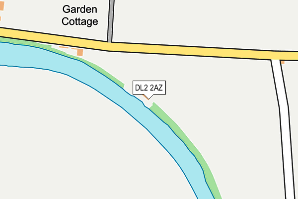 DL2 2AZ map - OS OpenMap – Local (Ordnance Survey) DL2 2AZ map - OS OpenMap – Local (Ordnance Survey)