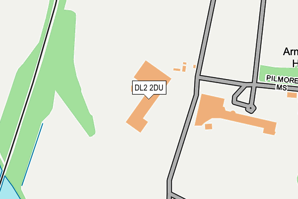 DL2 2DU map - OS OpenMap – Local (Ordnance Survey) DL2 2DU map - OS OpenMap – Local (Ordnance Survey)