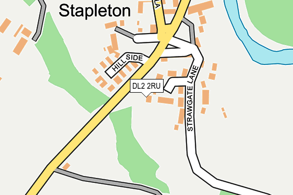 DL2 2RU map - OS OpenMap – Local (Ordnance Survey) DL2 2RU map - OS OpenMap – Local (Ordnance Survey)