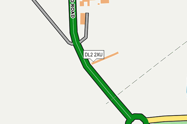 DL2 2XU map - OS OpenMap – Local (Ordnance Survey) DL2 2XU map - OS OpenMap – Local (Ordnance Survey)