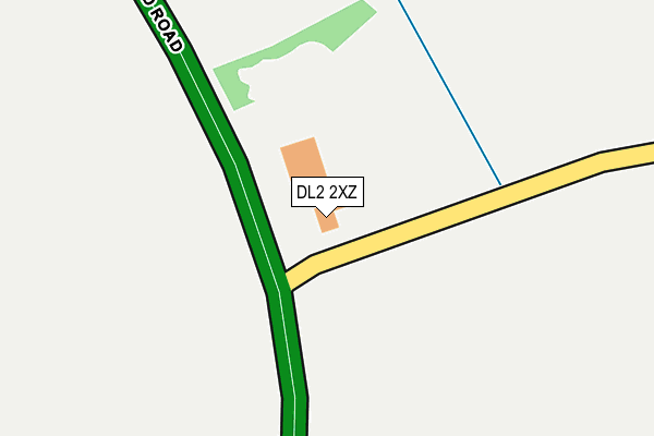 DL2 2XZ map - OS OpenMap – Local (Ordnance Survey) DL2 2XZ map - OS OpenMap – Local (Ordnance Survey)