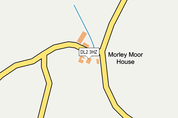 DL2 3HZ map - OS OpenMap – Local (Ordnance Survey) DL2 3HZ map - OS OpenMap – Local (Ordnance Survey)