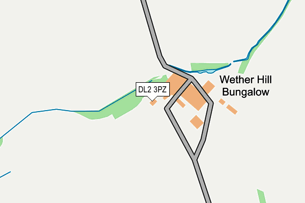 DL2 3PZ map - OS OpenMap – Local (Ordnance Survey) DL2 3PZ map - OS OpenMap – Local (Ordnance Survey)