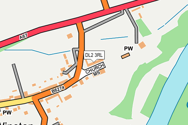 DL2 3RL map - OS OpenMap – Local (Ordnance Survey) DL2 3RL map - OS OpenMap – Local (Ordnance Survey)