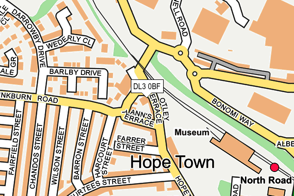DL3 0BF map - OS OpenMap – Local (Ordnance Survey) DL3 0BF map - OS OpenMap – Local (Ordnance Survey)
