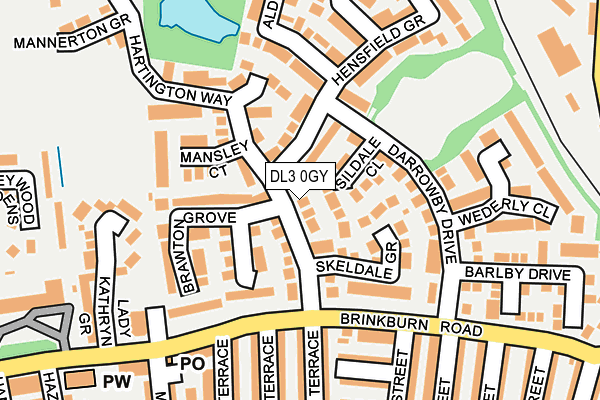 DL3 0GY map - OS OpenMap – Local (Ordnance Survey) DL3 0GY map - OS OpenMap – Local (Ordnance Survey)