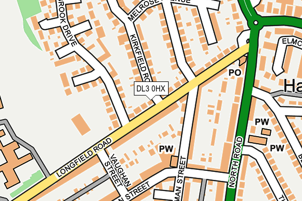 DL3 0HX map - OS OpenMap – Local (Ordnance Survey) DL3 0HX map - OS OpenMap – Local (Ordnance Survey)