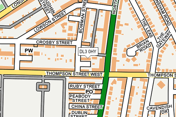DL3 0HY map - OS OpenMap – Local (Ordnance Survey) DL3 0HY map - OS OpenMap – Local (Ordnance Survey)