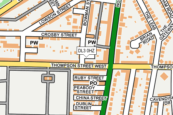 DL3 0HZ map - OS OpenMap – Local (Ordnance Survey) DL3 0HZ map - OS OpenMap – Local (Ordnance Survey)