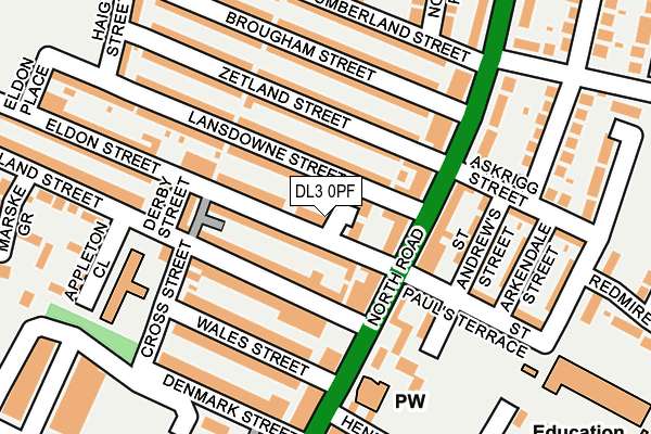 DL3 0PF map - OS OpenMap – Local (Ordnance Survey) DL3 0PF map - OS OpenMap – Local (Ordnance Survey)