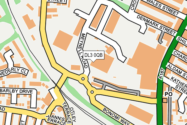 DL3 0QB map - OS OpenMap – Local (Ordnance Survey) DL3 0QB map - OS OpenMap – Local (Ordnance Survey)