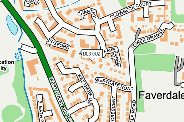 DL3 0UZ map - OS OpenMap – Local (Ordnance Survey) DL3 0UZ map - OS OpenMap – Local (Ordnance Survey)