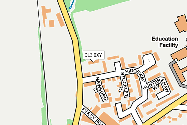 DL3 0XY map - OS OpenMap – Local (Ordnance Survey) DL3 0XY map - OS OpenMap – Local (Ordnance Survey)