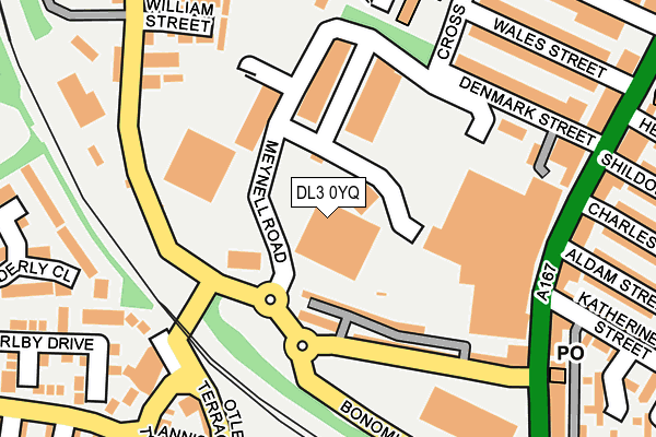 DL3 0YQ map - OS OpenMap – Local (Ordnance Survey) DL3 0YQ map - OS OpenMap – Local (Ordnance Survey)