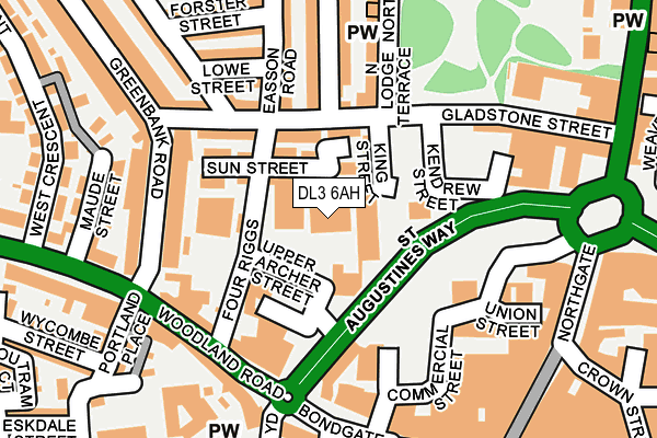 DL3 6AH map - OS OpenMap – Local (Ordnance Survey) DL3 6AH map - OS OpenMap – Local (Ordnance Survey)
