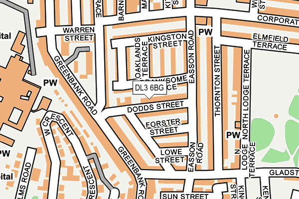 DL3 6BG map - OS OpenMap – Local (Ordnance Survey) DL3 6BG map - OS OpenMap – Local (Ordnance Survey)