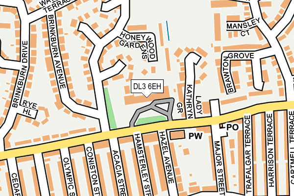 DL3 6EH map - OS OpenMap – Local (Ordnance Survey) DL3 6EH map - OS OpenMap – Local (Ordnance Survey)