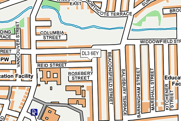 DL3 6EY map - OS OpenMap – Local (Ordnance Survey) DL3 6EY map - OS OpenMap – Local (Ordnance Survey)